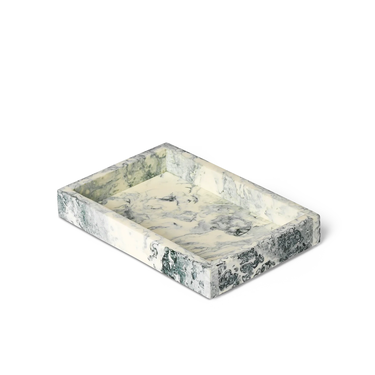 Mist Marbled Resin Soap Dish or Ring Tray