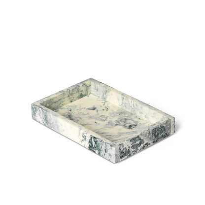 Mist Marbled Resin Soap Dish or Ring Tray