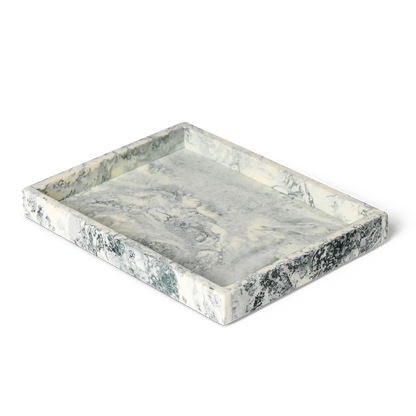 Mist Marbled Resin 8" x 6" Tray