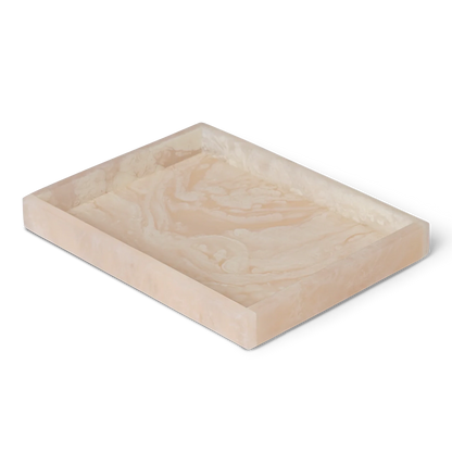 Mist Marbled Resin 8" x 6" Tray