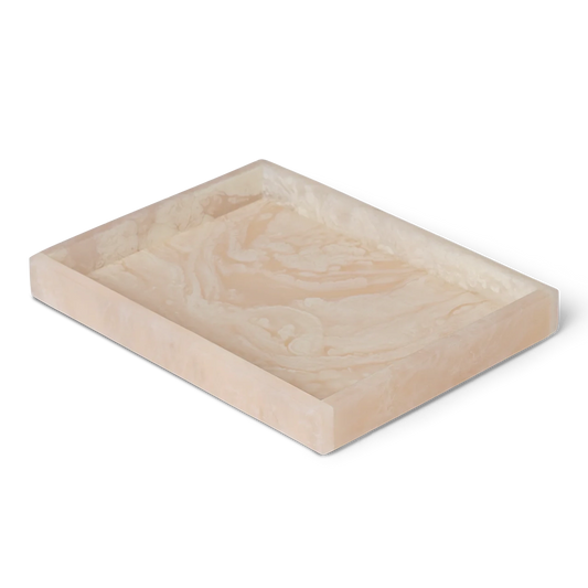 Mist Marbled Resin 8" x 6" Tray