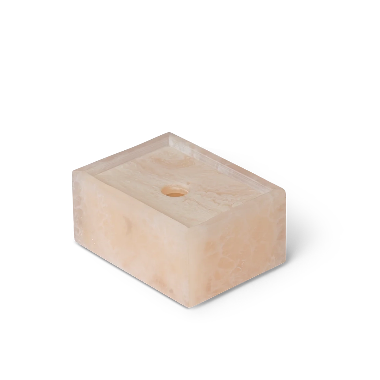 Mist Marbled Resin 4" Storage Box