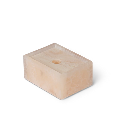 Mist Marbled Resin 4" Storage Box