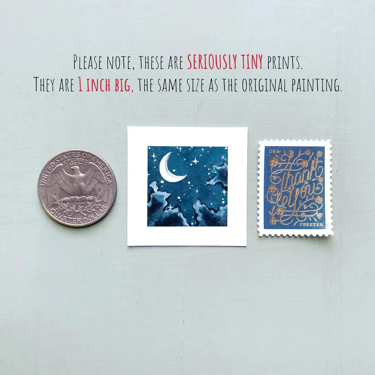 Moonlight Mini 1" Framed Art Print