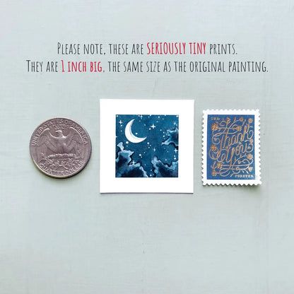 Moonlight Mini 1" Framed Art Print