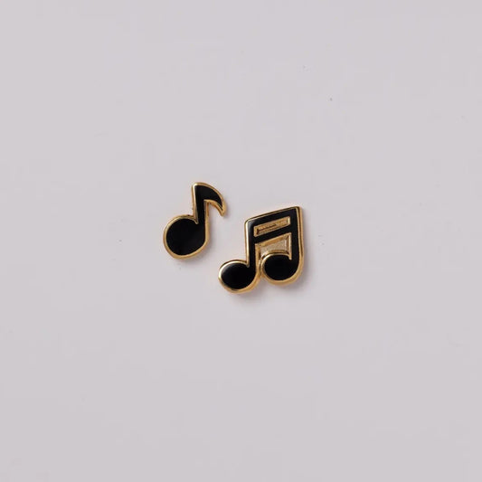 Music Note Stud Earrings