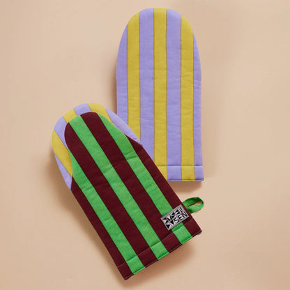 House Stripe Oven Mitt