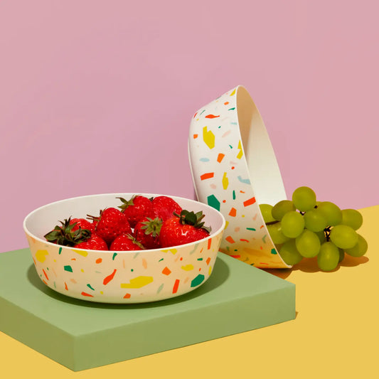 Reusable Bamboo Party 6" Pasta Bowls (Set of 4)