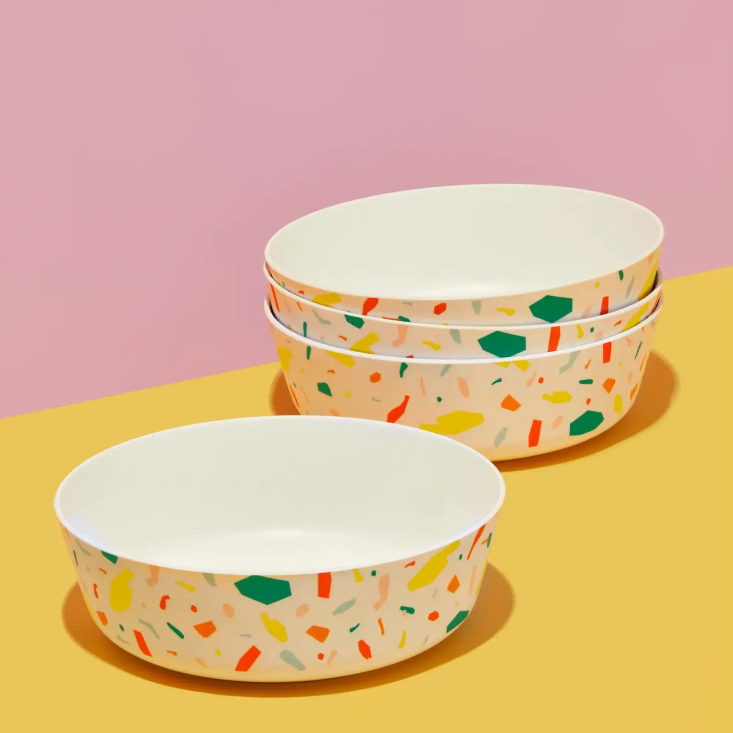 Reusable Bamboo Party 6" Pasta Bowls (Set of 4)