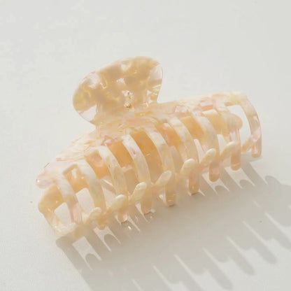 Peach Blossom Marbled Eco 4" Hair Clip
