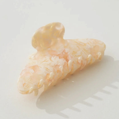 Peach Blossom Marbled Eco 4" Hair Clip