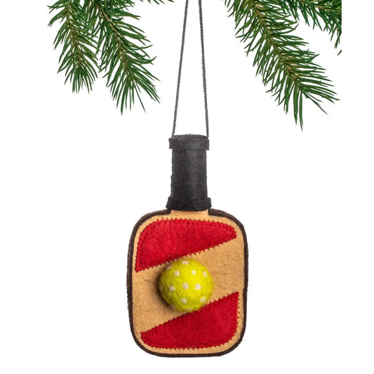 Pickleball Felt Ornament