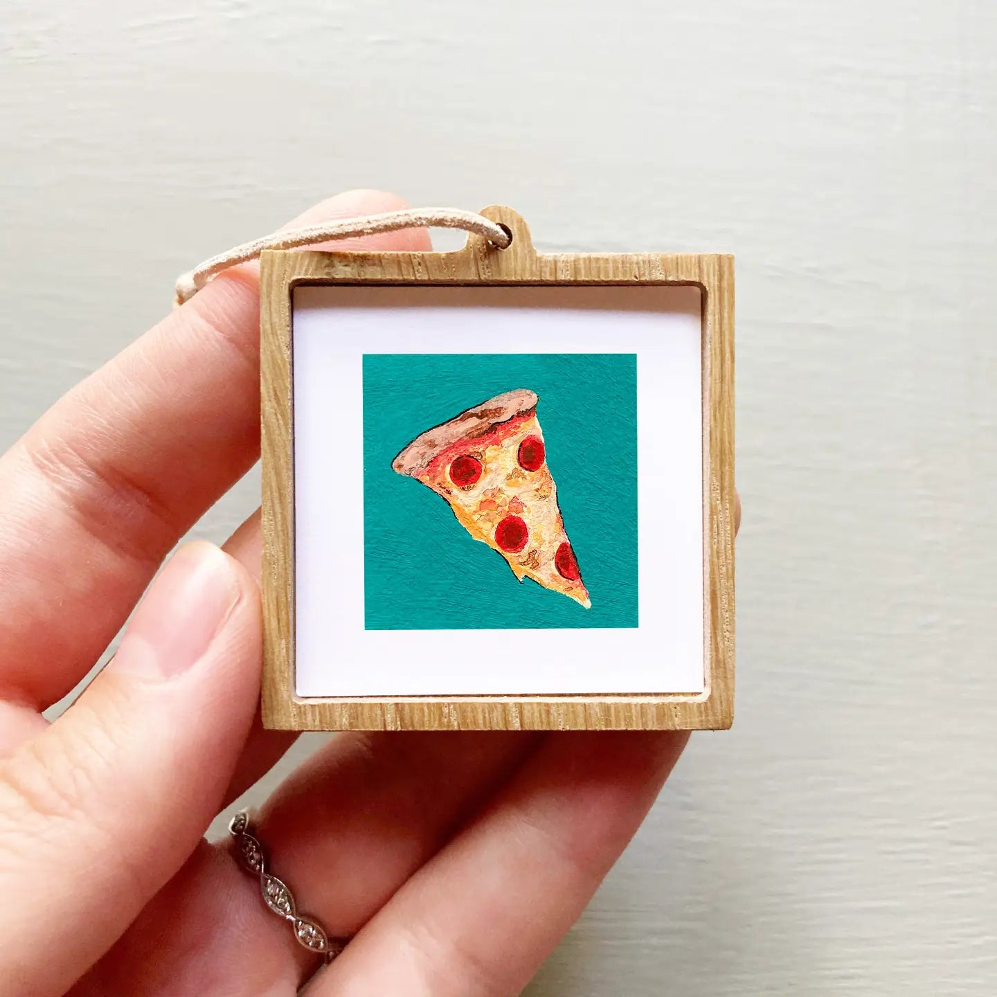 Pizza Mini 1" Framed Art Print