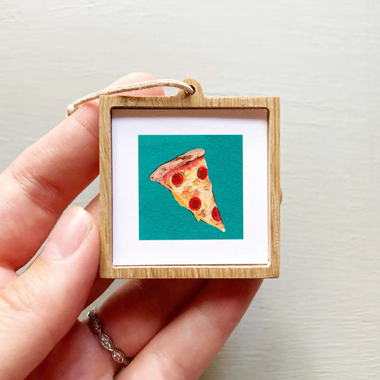 Pizza Mini 1" Framed Art Print