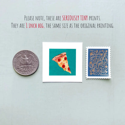 Pizza Mini 1" Framed Art Print