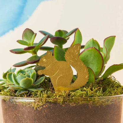 Brass Plant Animal House Plant Charm