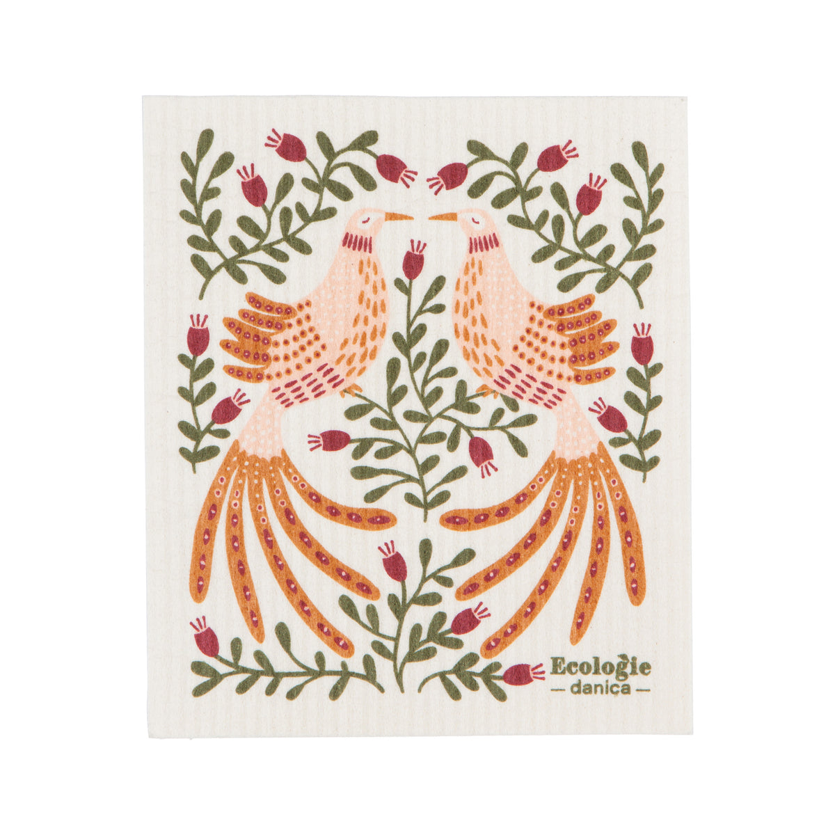 Autumn-Themed Swedish Sponge Dishcloth