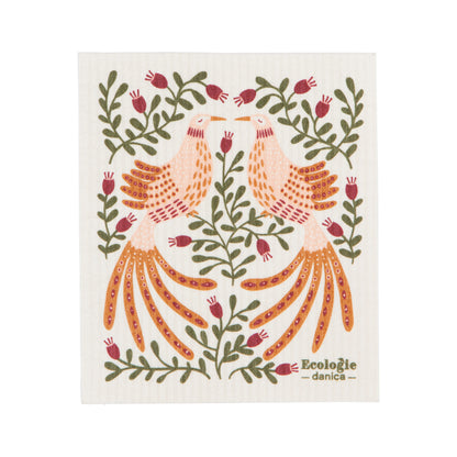 Autumn-Themed Swedish Sponge Dishcloth