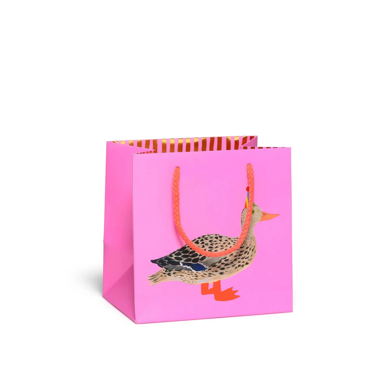 Quack Duck Hot Pink Illustrated Gift Bag