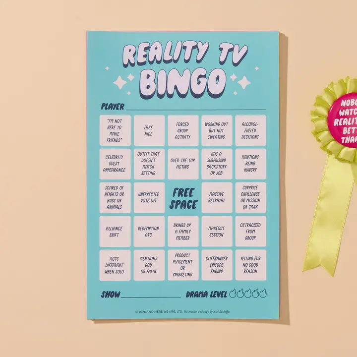 Reality TV Bingo