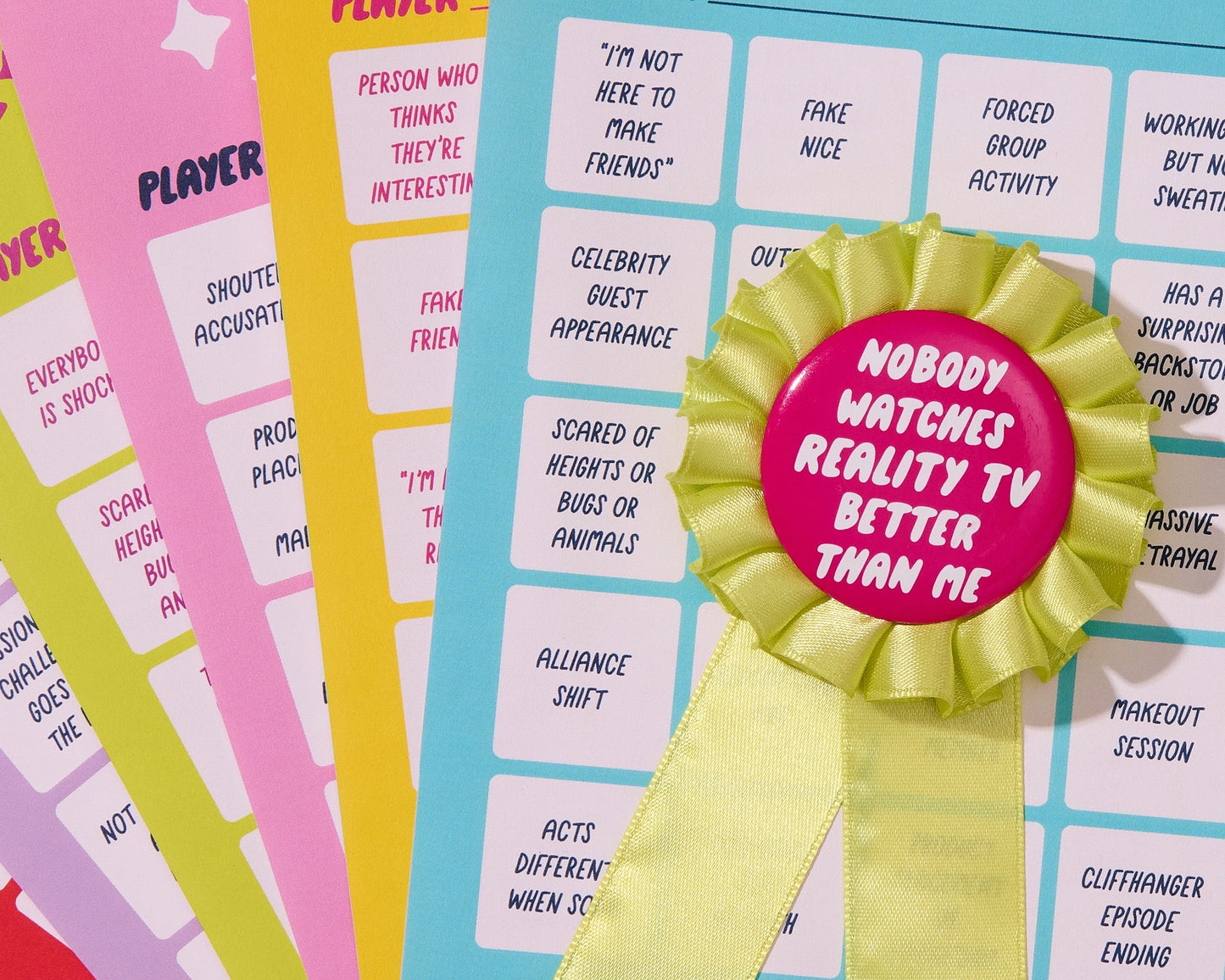 Reality TV Bingo
