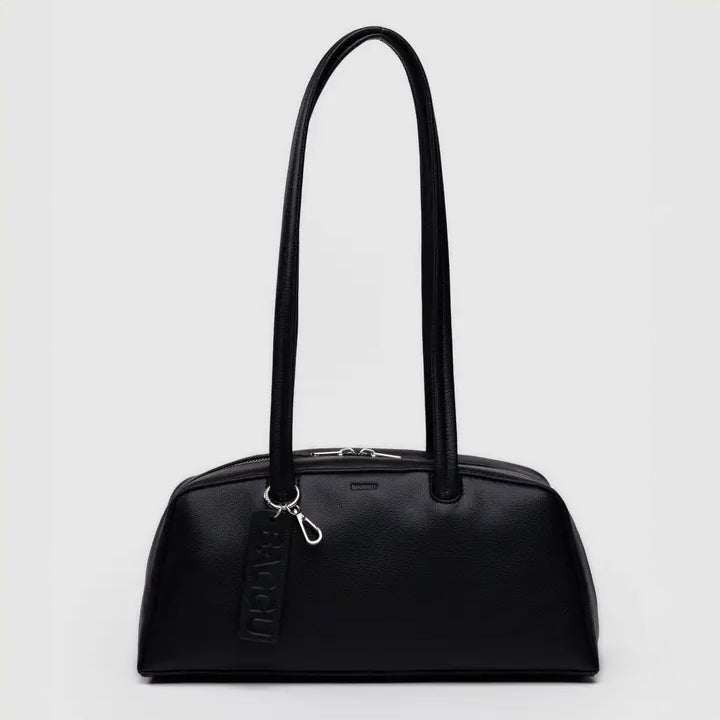 Medium Recycled Leather Bowler Bag