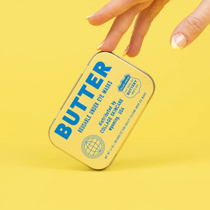 Reusable Butter-Themed Eye Gel Masks (Set of 2)