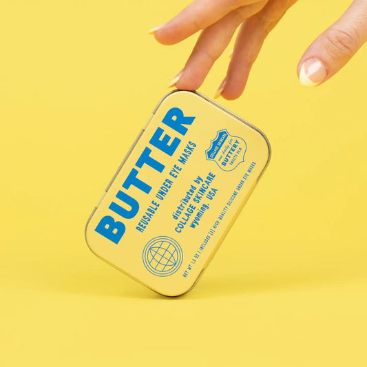 Reusable Butter-Themed Eye Gel Masks (Set of 2)