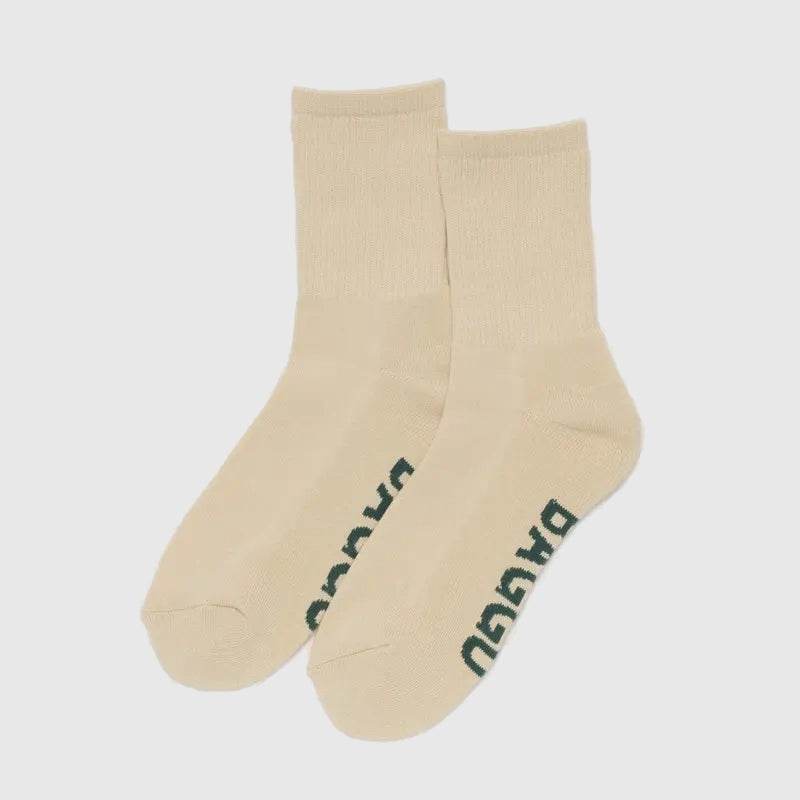 Ribbed Women's Crew Socks