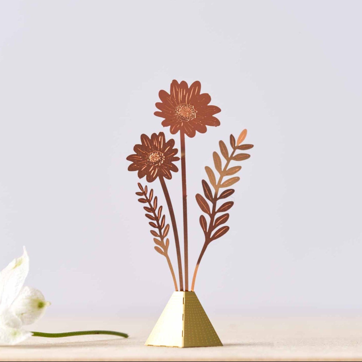 Tiny Metallic Cosmos Bouquet