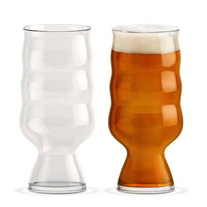 Holmegaard x Mikkeller 16.9 oz IPA Beer Glasses (Set of 2)