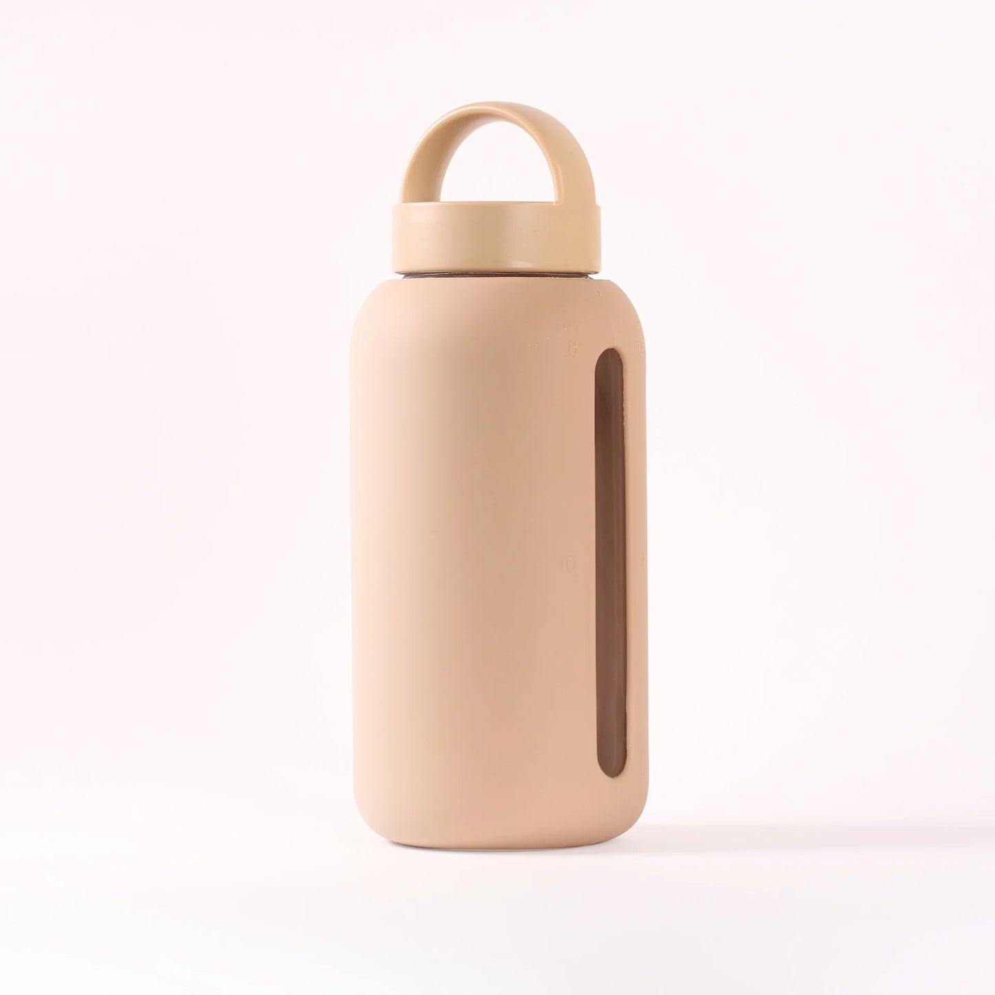 Glass & Silicone Reusable 27 Oz Day Water Bottle