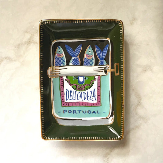 Sardines Ceramic Trinket Dish