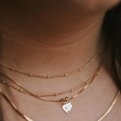 Satellite 14k Gold Fill Chain 16" Layering Necklace
