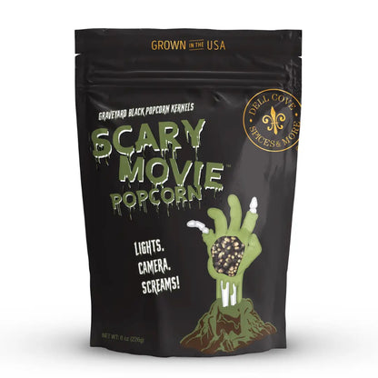 Scary Movie Graveyard Black Popcorn Kernels