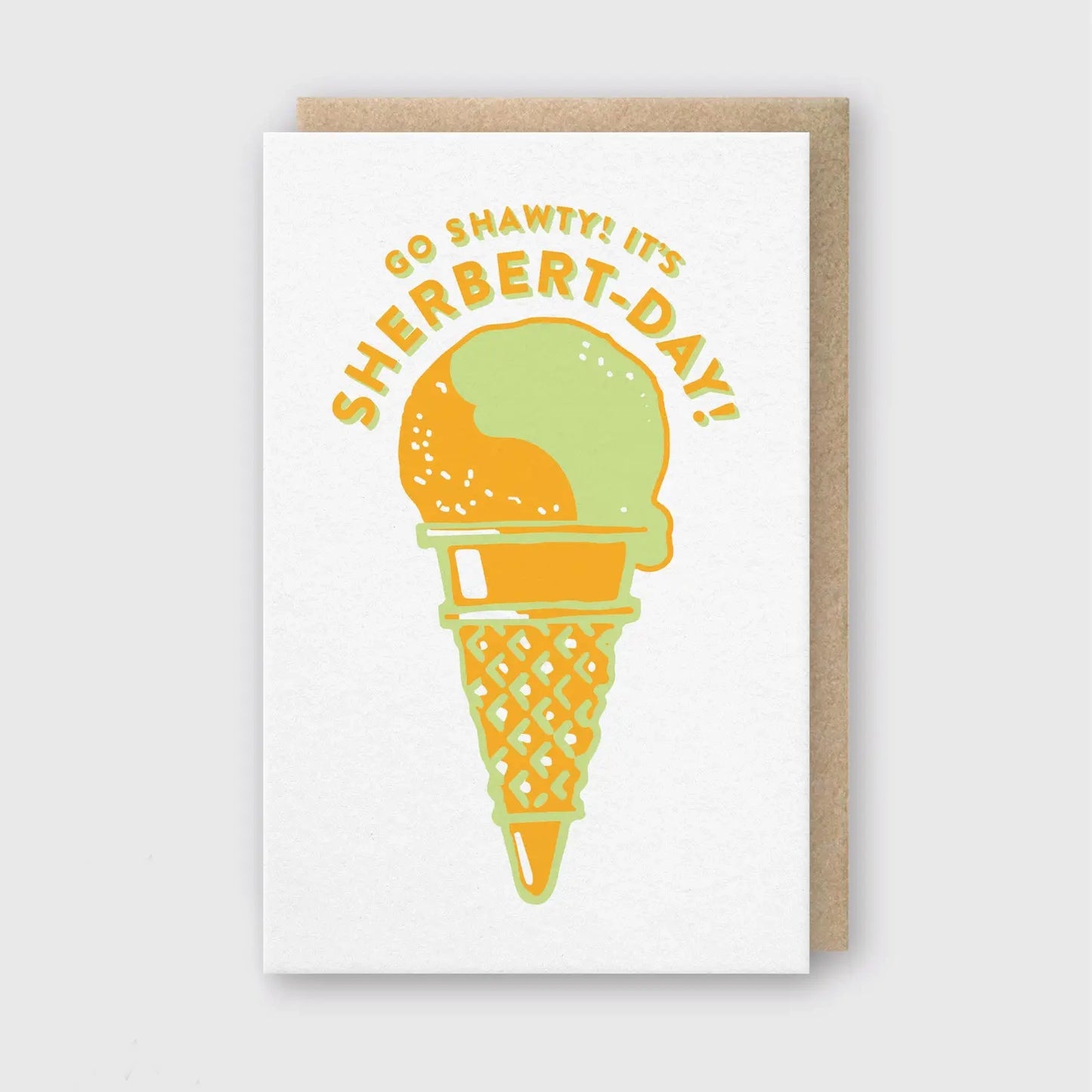 Sherbert-Day Happy Birthday Card