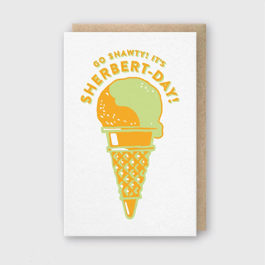 Sherbert-Day Happy Birthday Card
