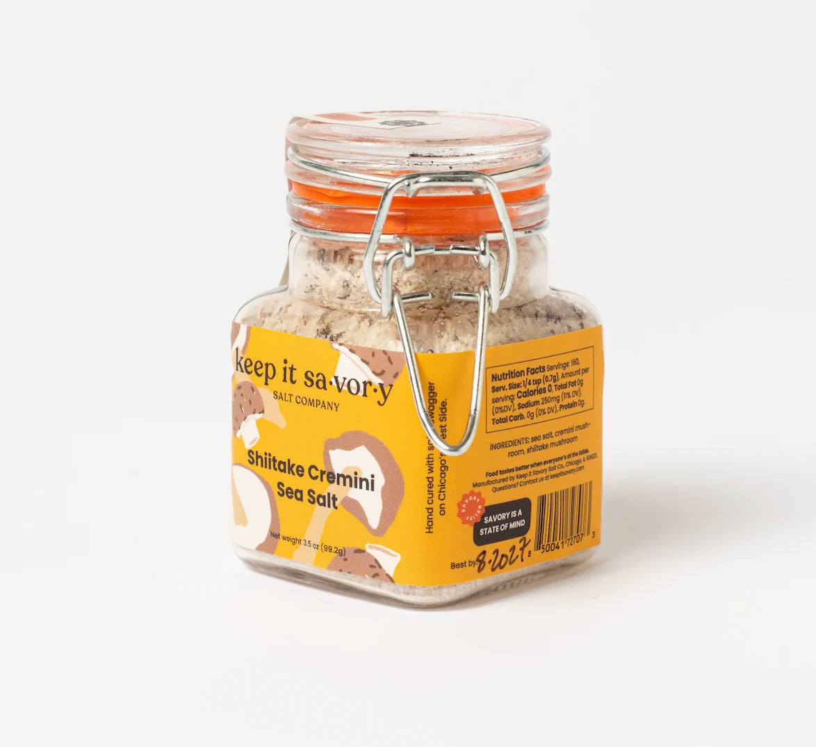 Shiitake Cremini Mushroom 3.5 Ounce Sea Salt