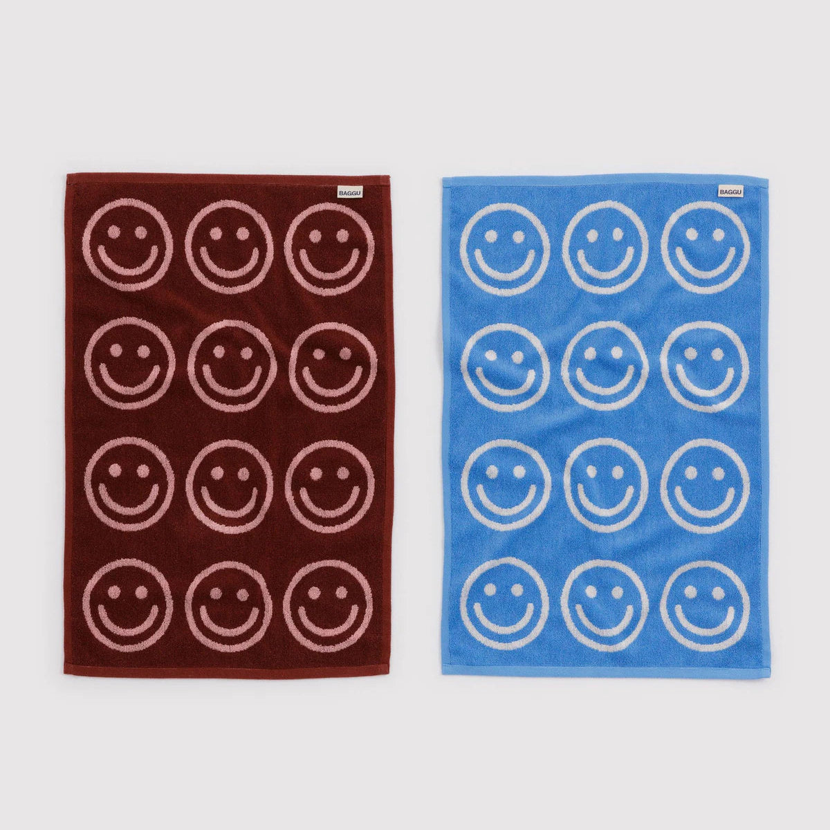 Reversible Terrycloth Hand Towels (Set of 2)