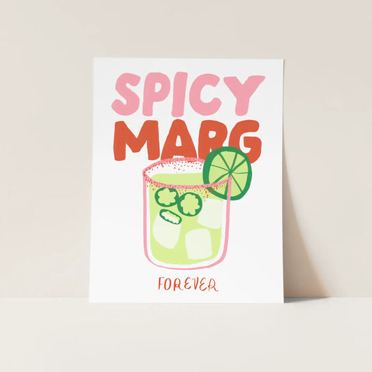 Spicy Margarita Cocktail 5" x 7" Print