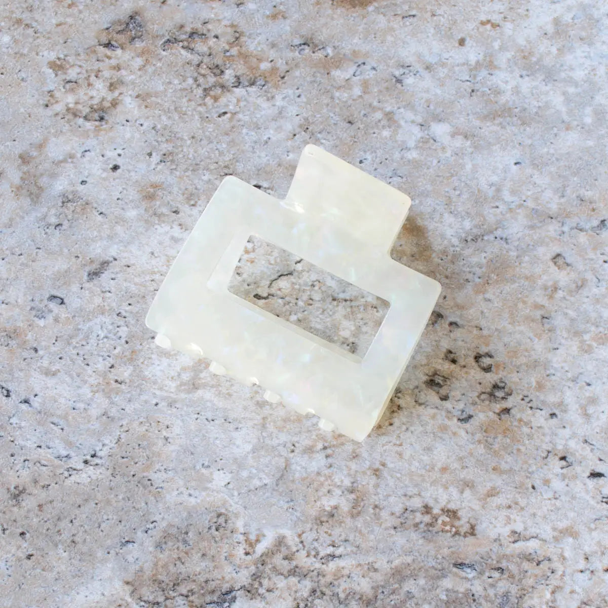 Eco 2" Rectangle Half-Up Hair Clip