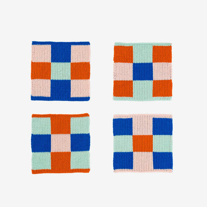 Square Square Knit Coasters (Set of 4)