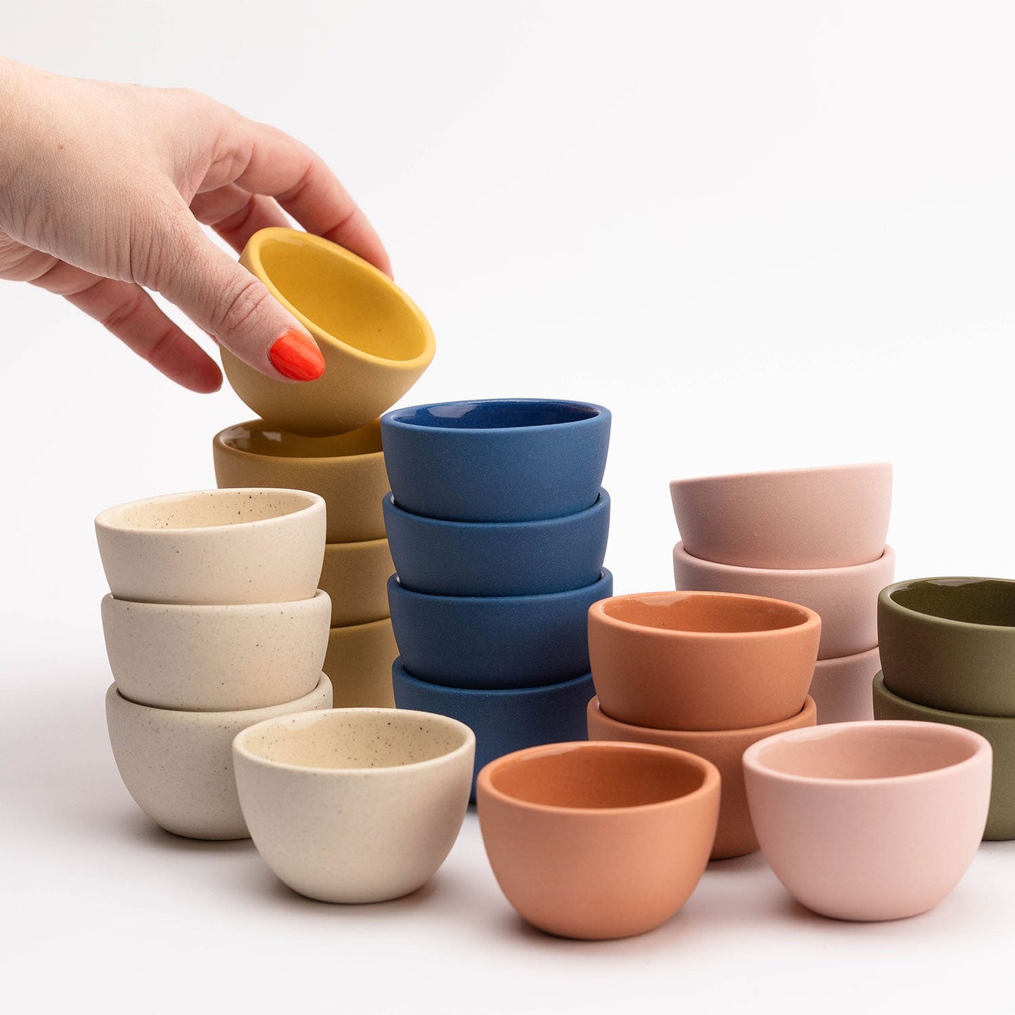 Stacking Ceramic Pinch Bowl or Cup