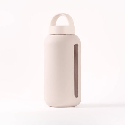 Glass & Silicone Reusable 27 Oz Day Water Bottle