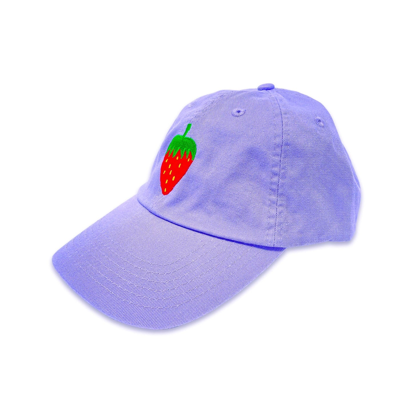 Strawberry Embroidered Baseball Cap