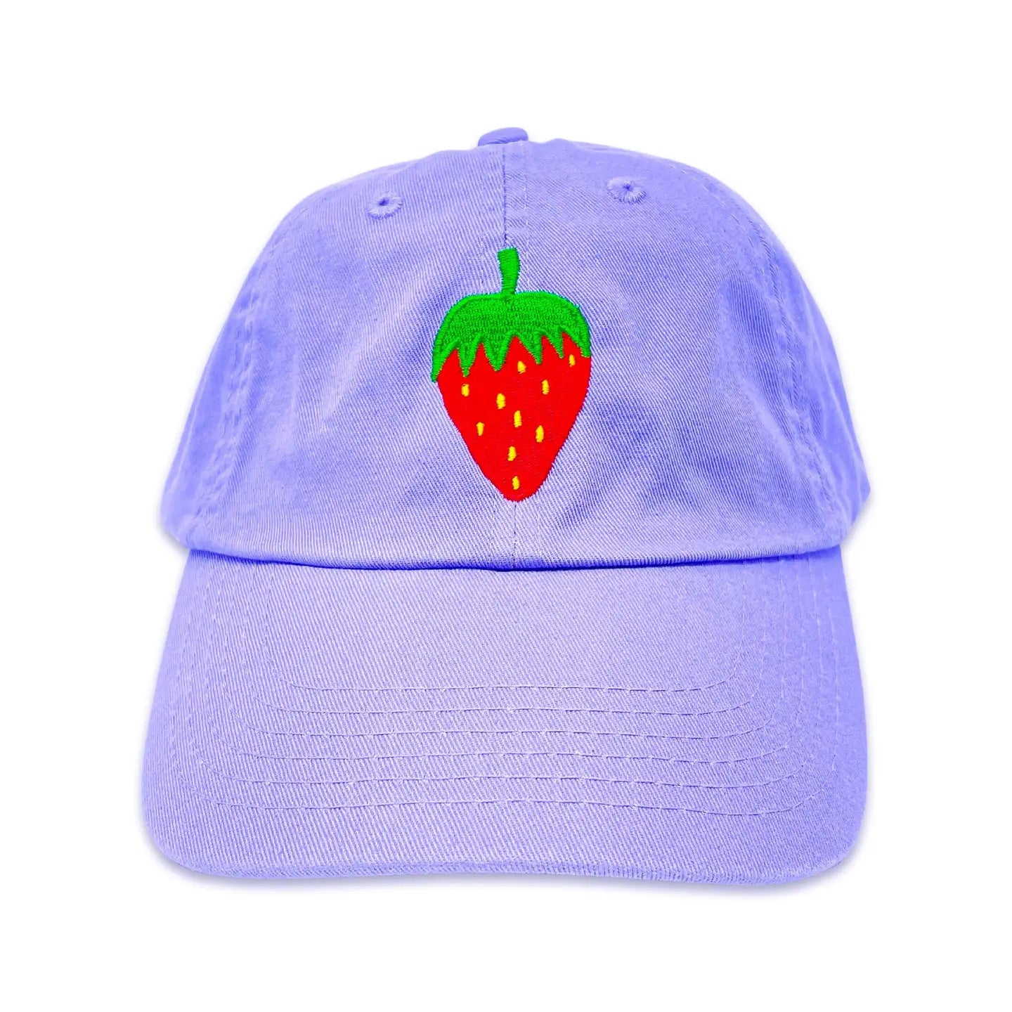 Strawberry Embroidered Baseball Cap