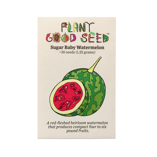 Organic Sugar Baby Watermelon Seed Packet