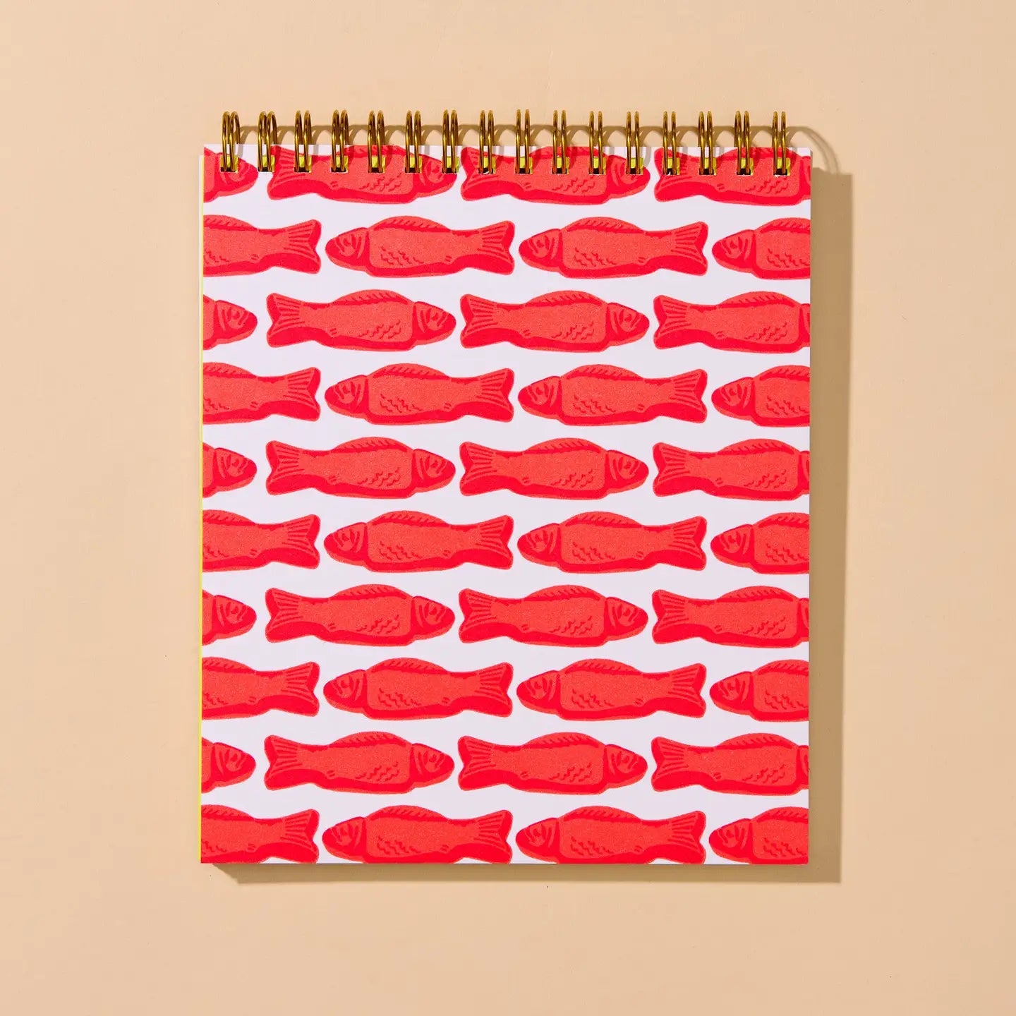 Red Fish Candy Spiral Bound Doodle Book