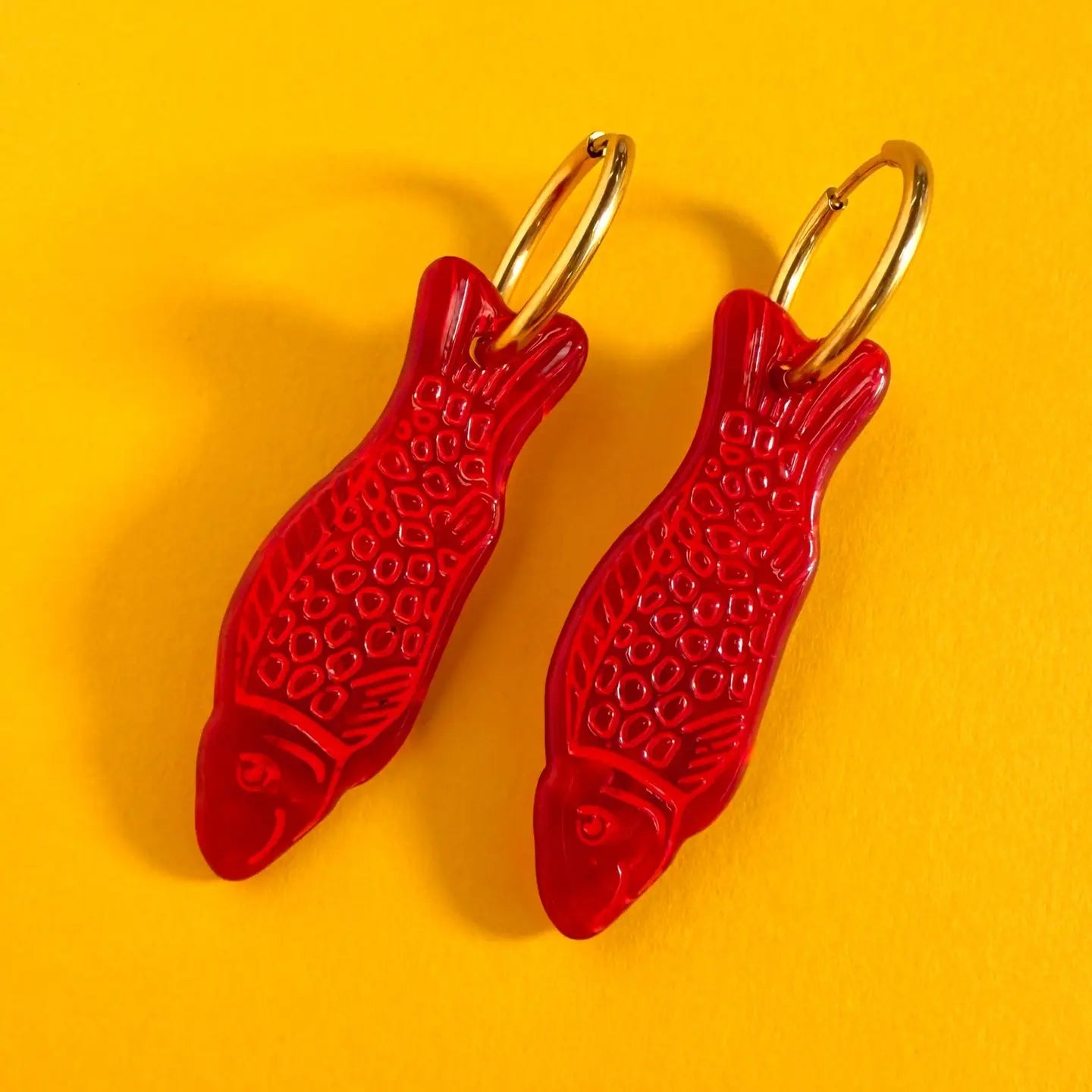 Sweetish Fish Acetate Earrings
