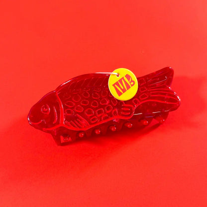 Sweetish Fish Acetate Hair Claw